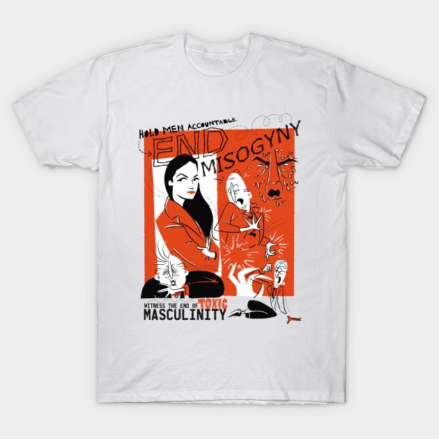 Misogynistic Meltdown T-Shirt by Bad Love Design